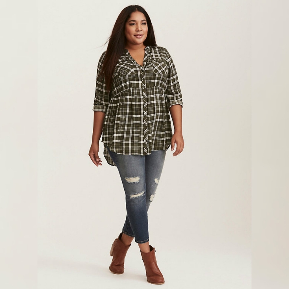 Torrid Emma Challis Babydoll Tunic